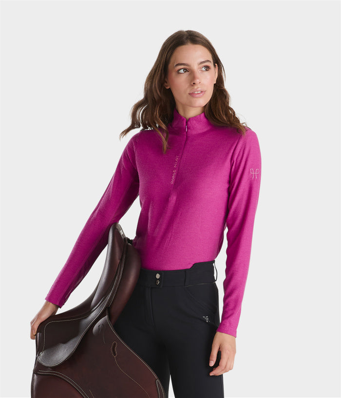 Horse Pilot Suntech Base layer Fuchsia