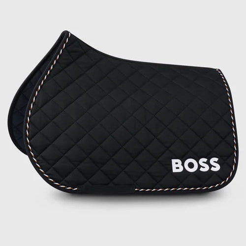 Boss saddle pad in black
