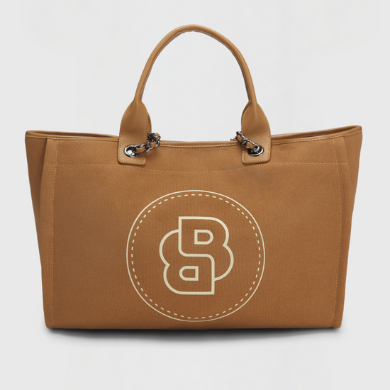 Boss Equestrian Charleen Stable Shopper coated canvas tote bag