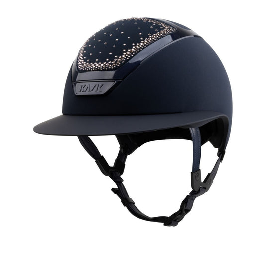 Star Lady Chrome helmet with in-out Swarovski