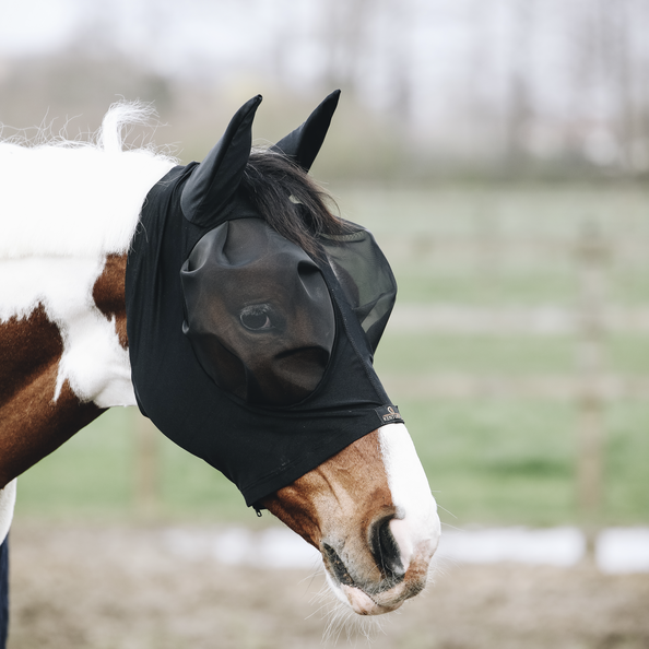 lycra horse fly mask with ears