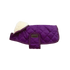Purple dog coat 