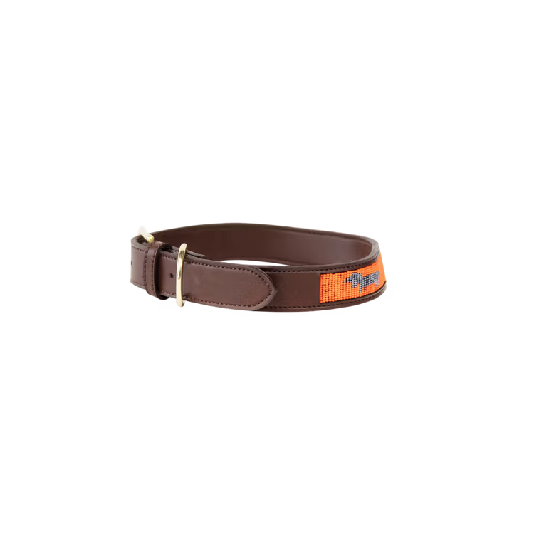 Kentucky Dogwear
Dog Collar Handmade Pearls Black/Orange