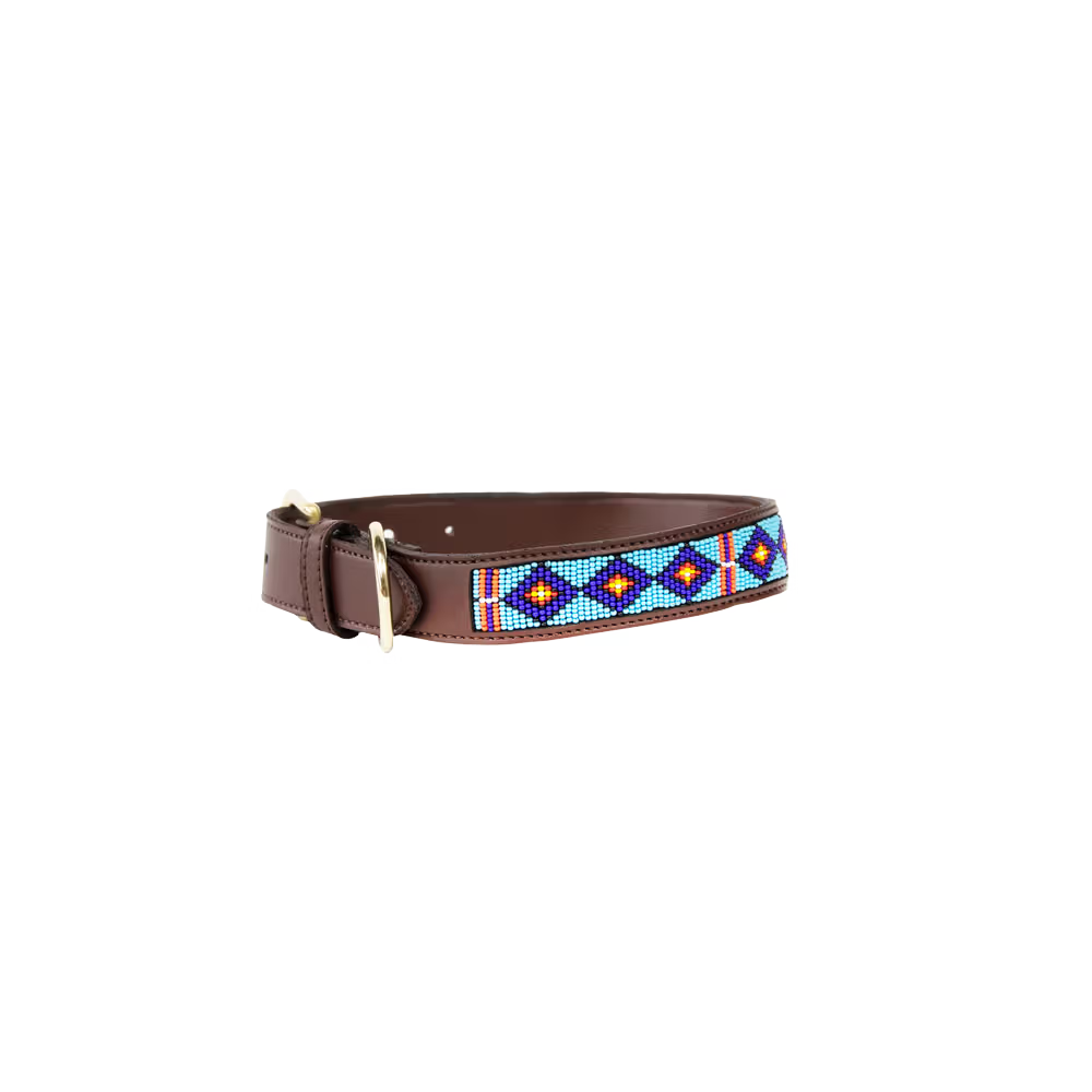Kentucky Dogwear
Dog Collar Handmade Pearls Blue