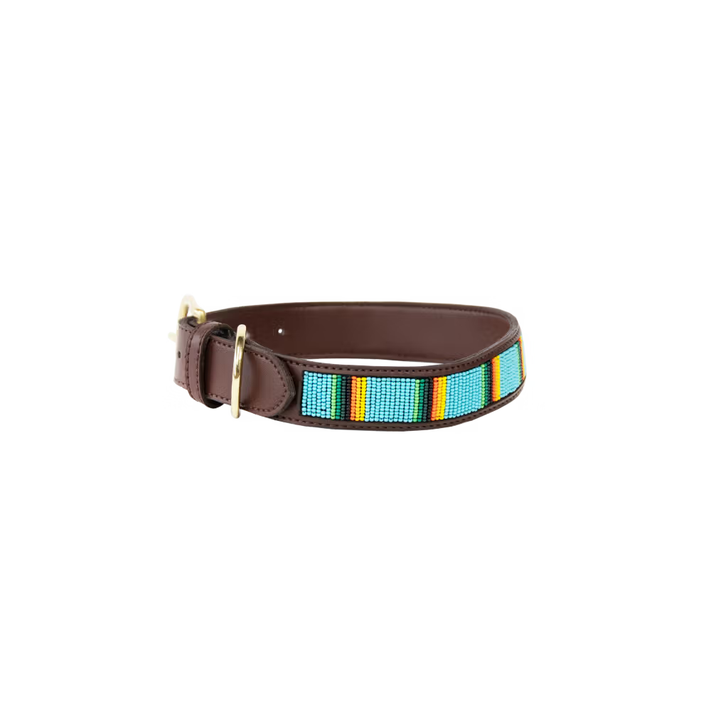 Kentucky Dogwear
Dog Collar Handmade Pearls Light Blue