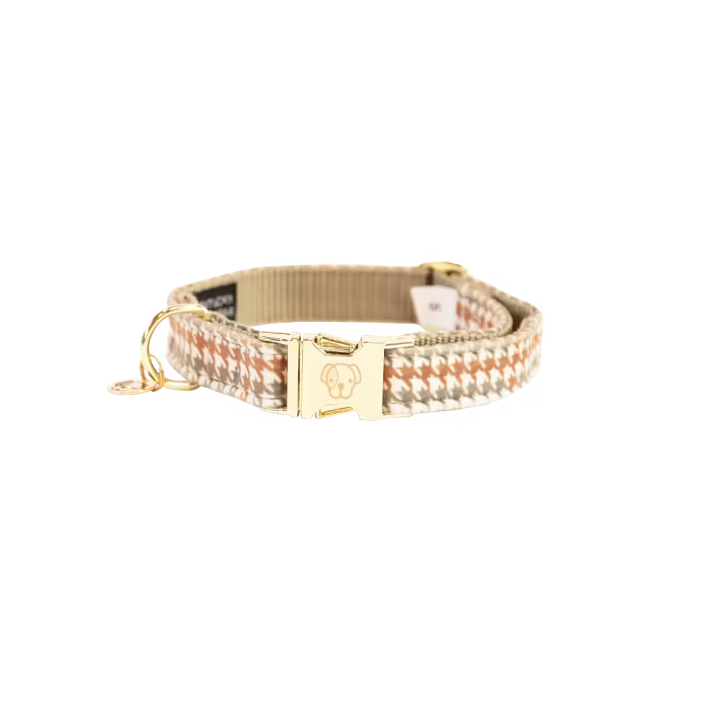 Kentucky Dogwear
Dog Collar Pied De Poule Beige