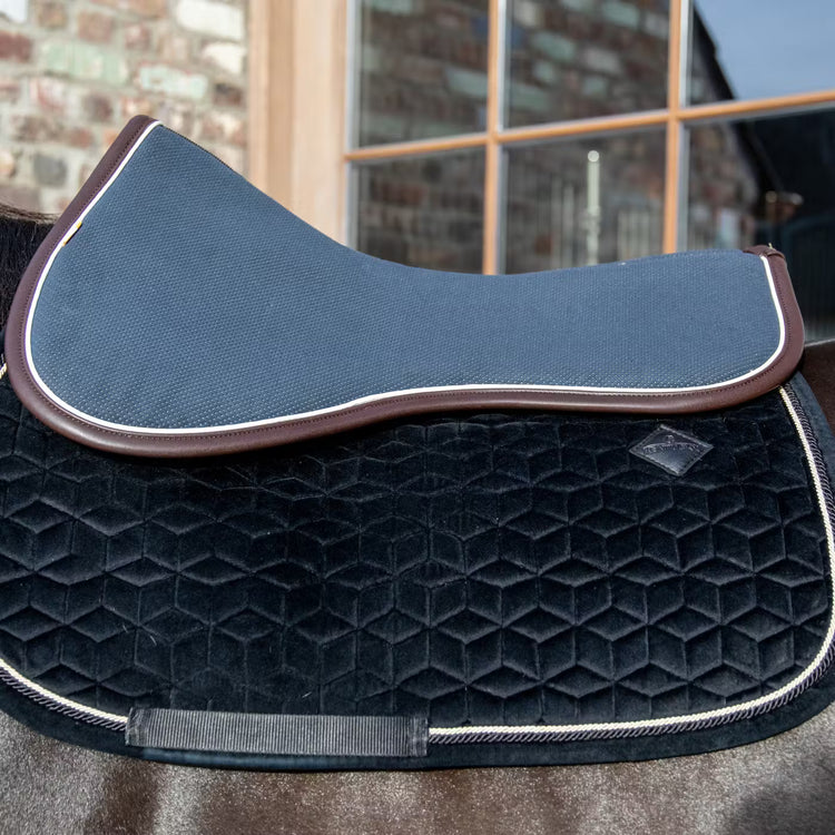 Memory Foam Half Pad for horse riding navy