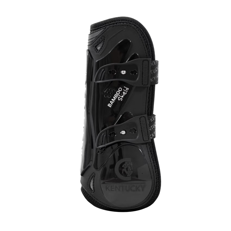 Black Show Jumping Tendon Boots