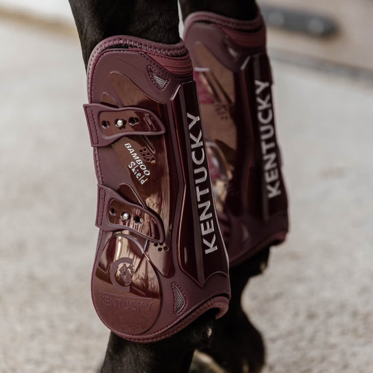 Kentucky Horsewear Bamboo Tendon Boots Bordeaux