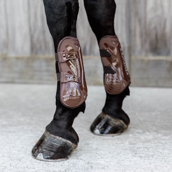 Kentucky Horsewear Bamboo Tendon Boots Brown