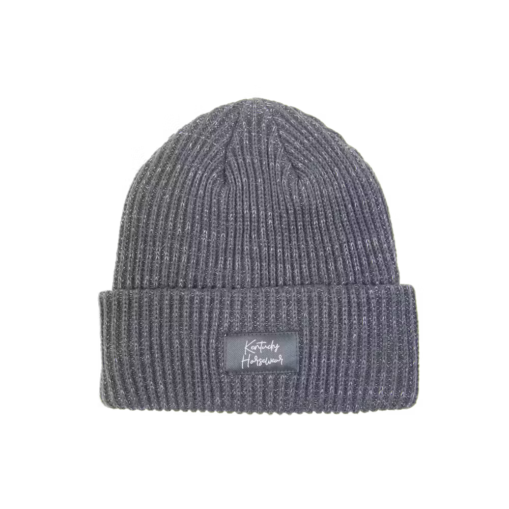 inside of the beanie is lined with fleece material