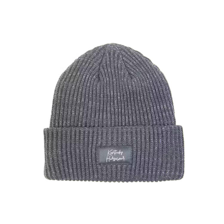 inside of the beanie is lined with fleece material
