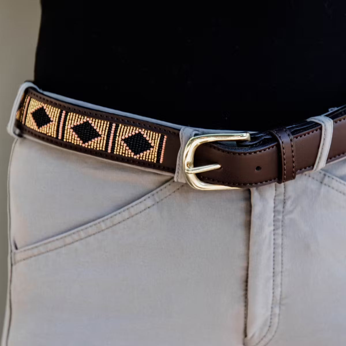 Kentucky Horsewear
Belt Handmade Pearls Orange