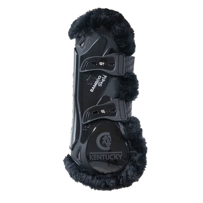 Tendon boots with black sheepskin lining