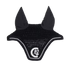 Kentucky Horsewear Ear Mask Wellington 3D Logo Rope Black