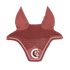 Kentucky Horsewear Ear Mask Wellington 3D Logo Rope red