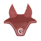 Kentucky Horsewear Ear Mask Wellington 3D Logo Rope red