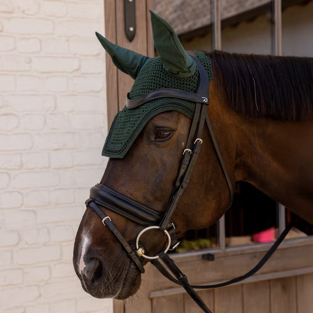 Kentucky Horsewear Ear Mask Wellington Velvet Mini Pearls