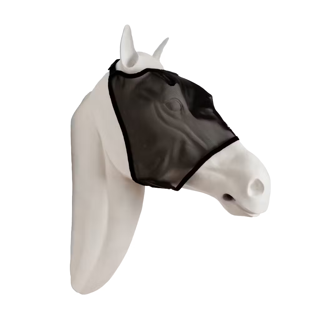The Fly Mask Classic without ears is made of mesh fabric and has soft edges to avoid rubbing.