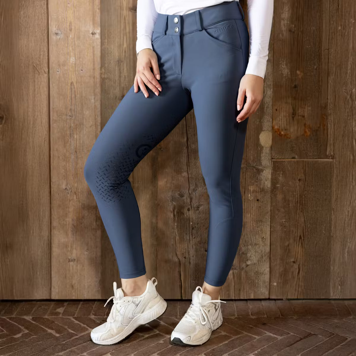 Kentucky women breeches Miami knee grip slim fit  blue