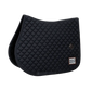 Elegant black saddle blanket