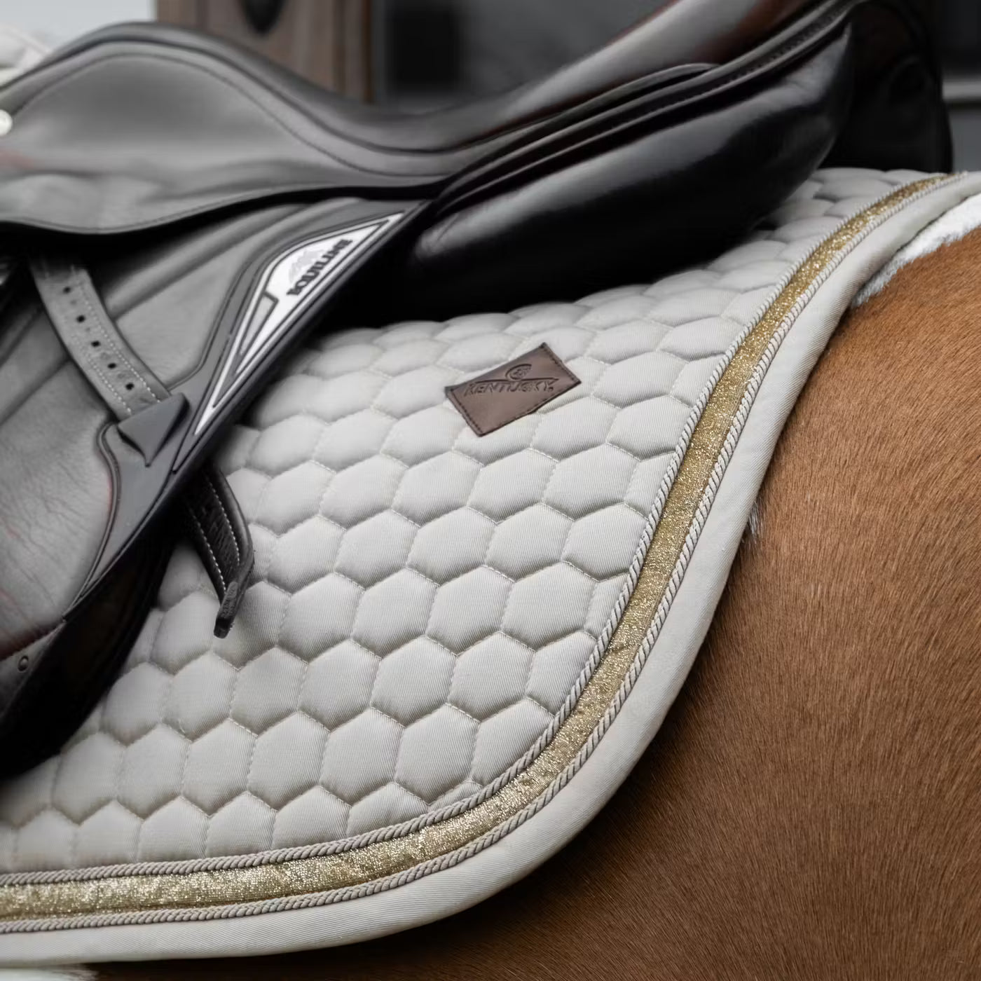 Kentucky Horsewear Saddle Pad Glitter Band Jumping 