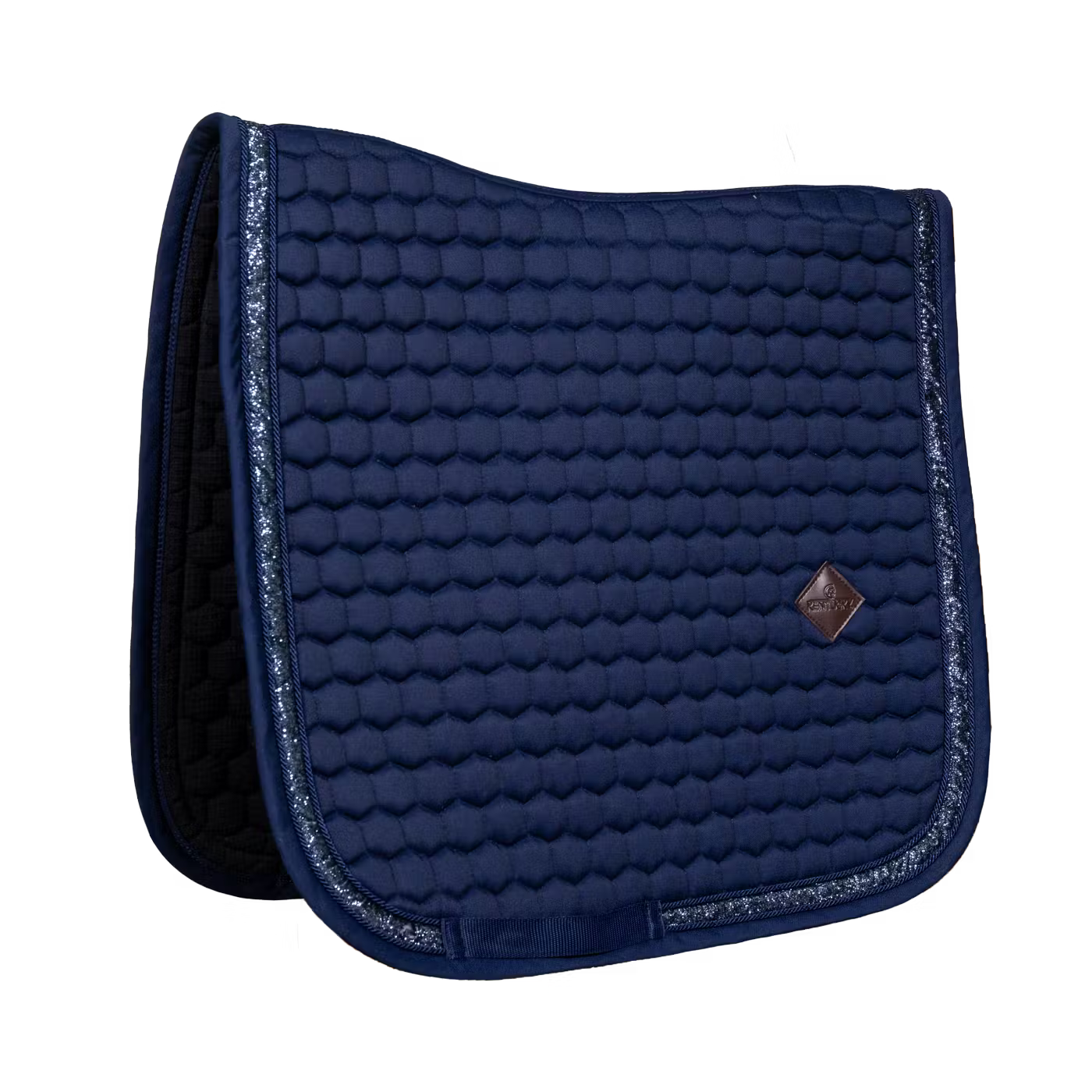 Kentucky Horsewear Saddle Pad Glitter Band Jumping  Navy