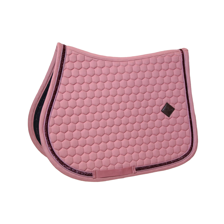 Kentucky Horsewear Saddle Pad Glitter Band Jumping Pink