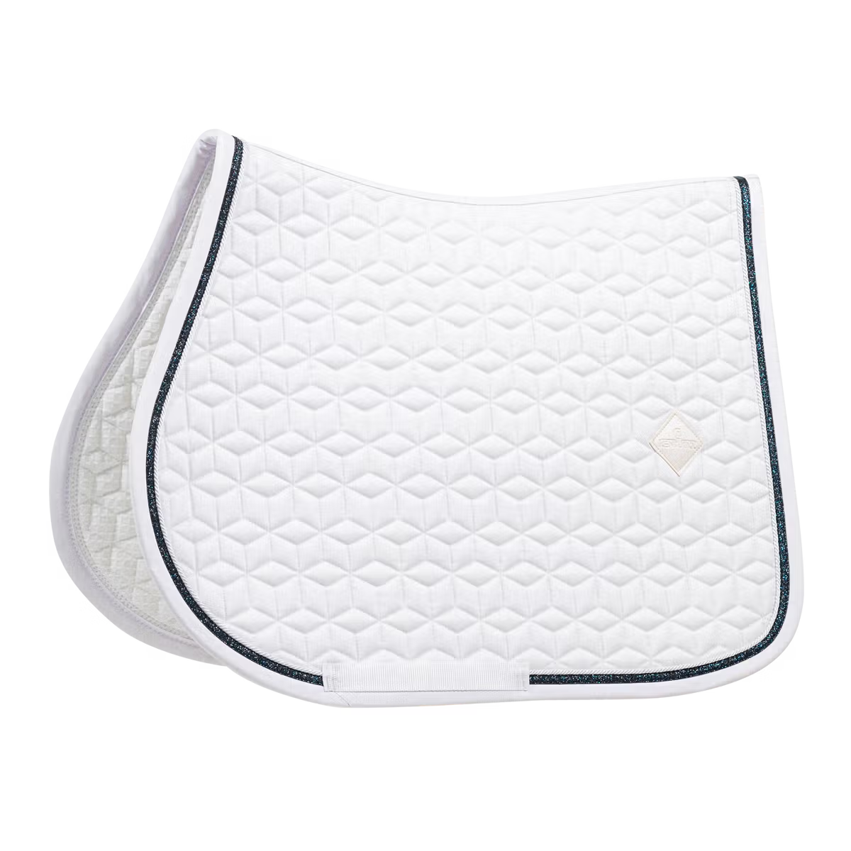 Kentucky Horsewear
Saddle Pad Glitter Rope Jumping White/Black