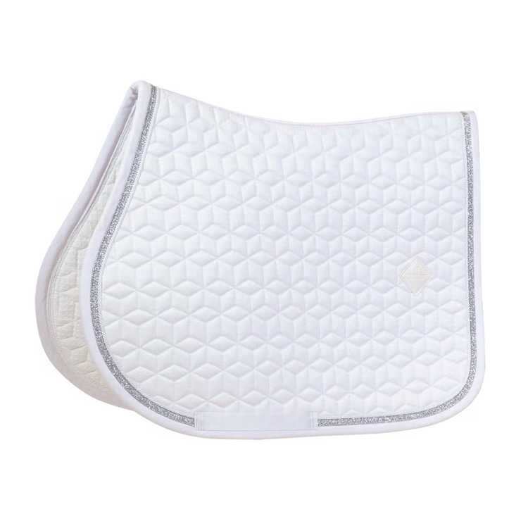 Kentucky Horsewear
Saddle Pad Glitter Rope Jumping White /Silver