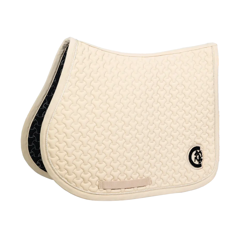 beige saddle pad