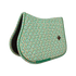 Green Checked Jumping Saddle Pad
