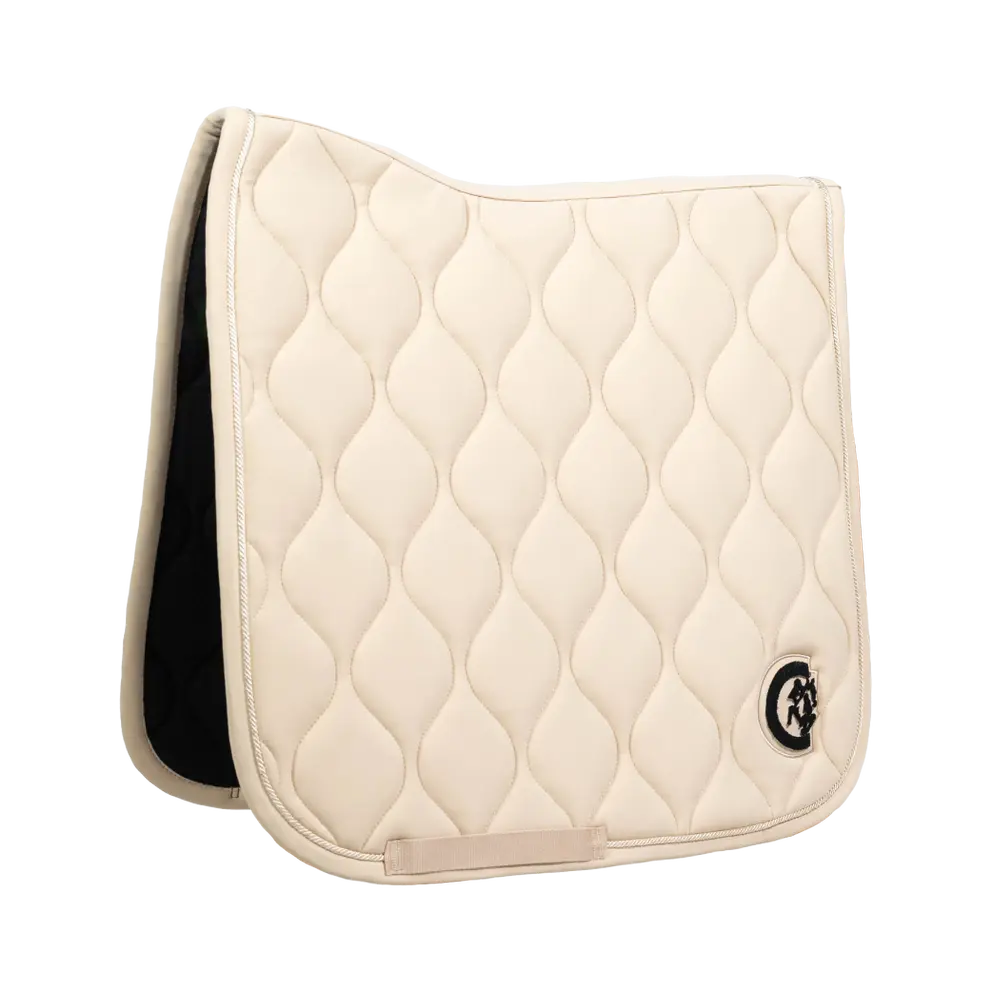 Light Yellow Dressage Saddle Pad
