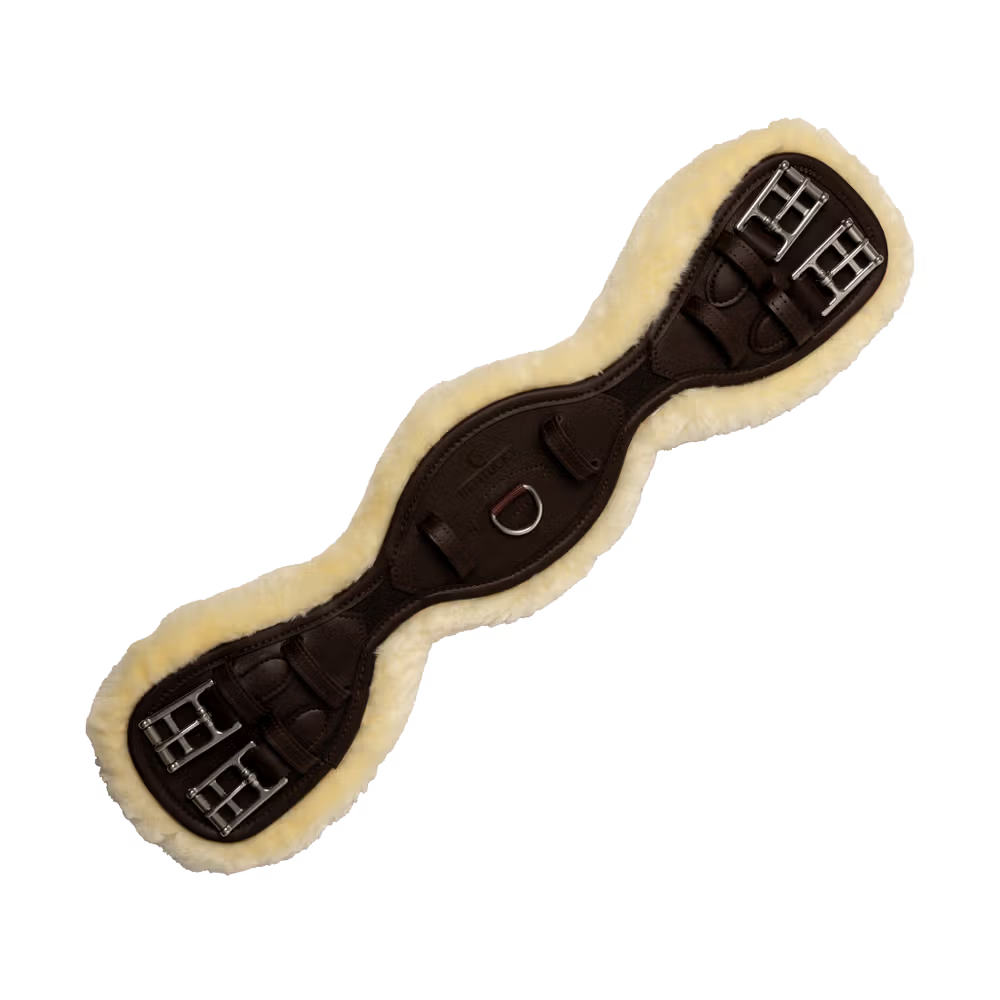 Additional leather loops to keep the girth straps tidy and secure