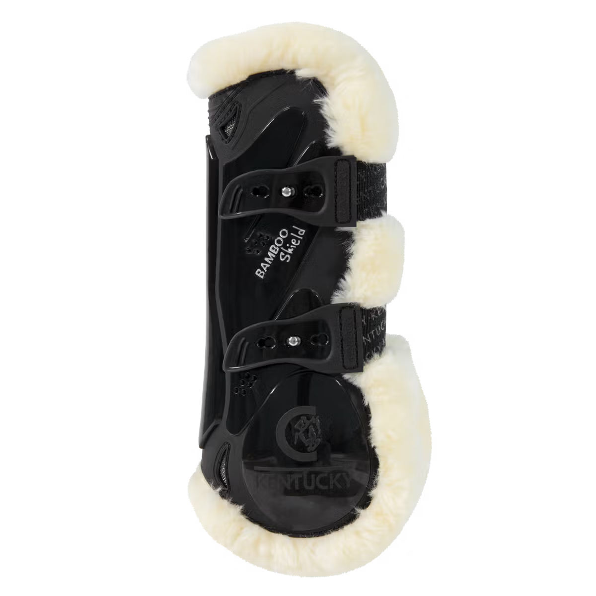 Tendon Boots with sheepskin lining in black