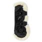Tendon Boots with sheepskin lining in black