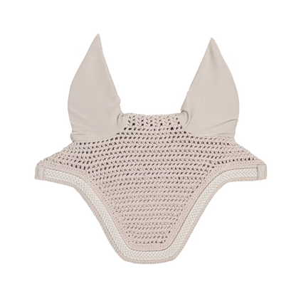 Kentucky Horsewear  Soundless Ear BonnetWellington Plaited Cord Beige