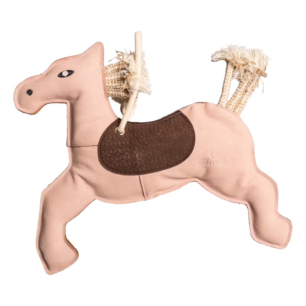 horse toy with rope mane and tail