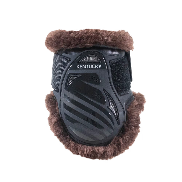 Kentucky Horsewear
Vegan Sheepskin Young Horse Fetlock Boots Black/Brown