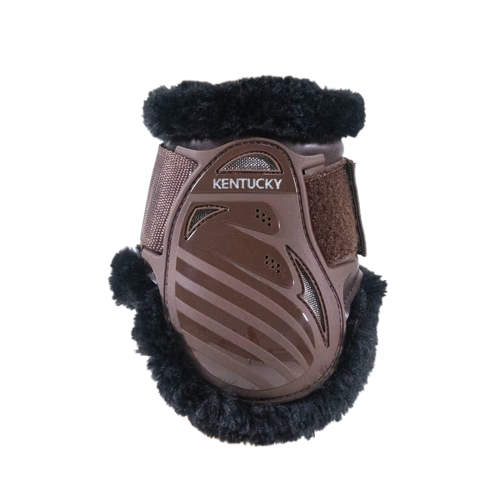 Kentucky Horsewear
Vegan Sheepskin Young Horse Fetlock Boots Brown/Black