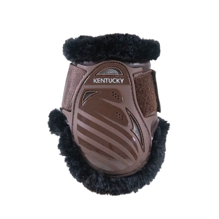 Kentucky Horsewear
Vegan Sheepskin Young Horse Fetlock Boots Brown/Black