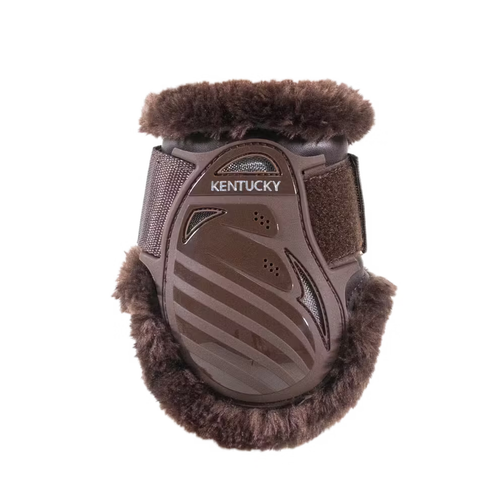 Kentucky Horsewear
Vegan Sheepskin Young Horse Fetlock Boots Brown/Brown