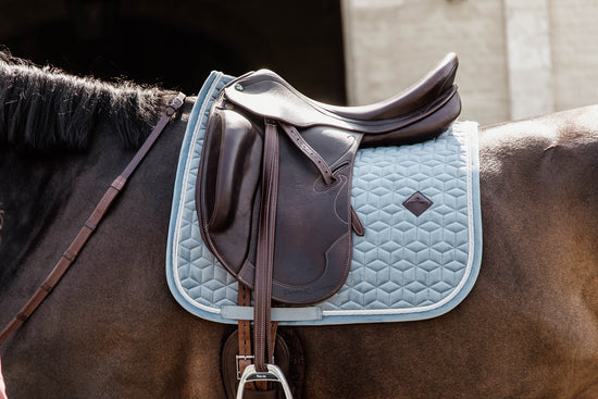 Kentucky Horsewear Velvet Set Light Blue