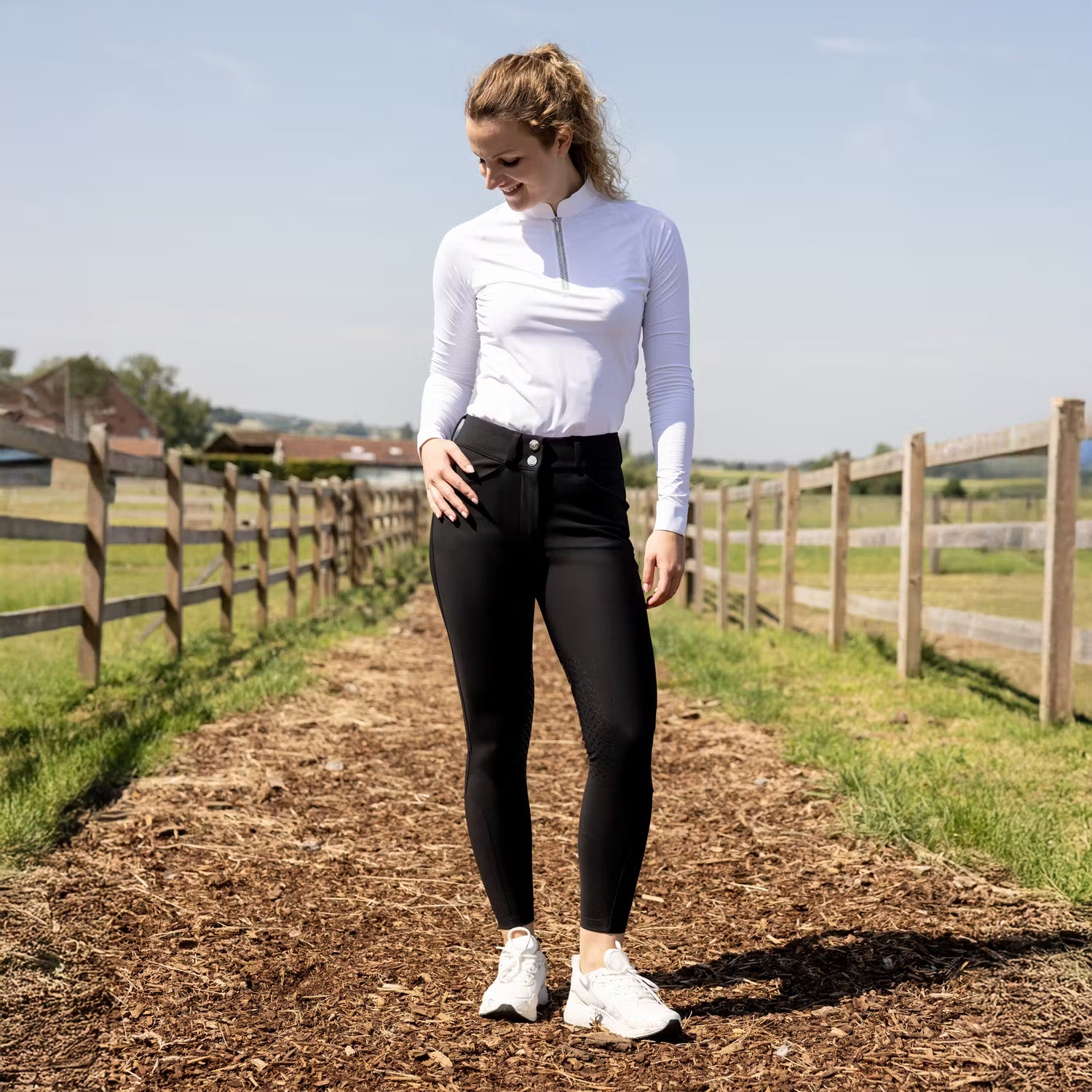 Black high waist women&
