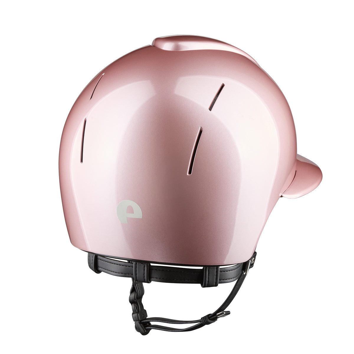 Pink equestrian horse riding helmet