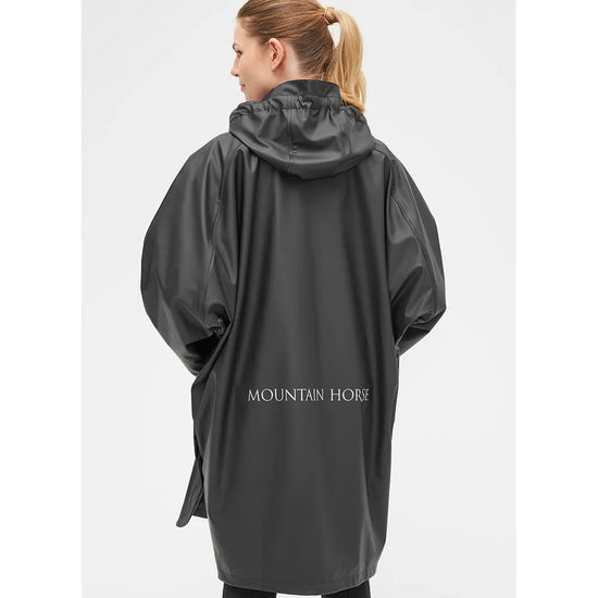 Equestrian rain poncho