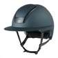 Dark green equestrian horse riding helmet