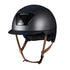 Kask helmet with brown chin strap