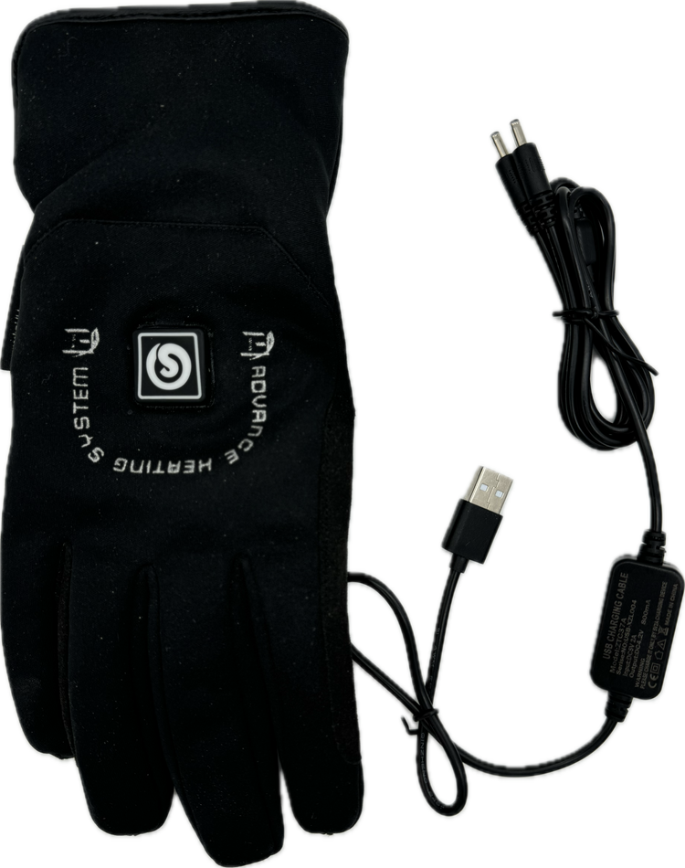 Heated equestrian riding gloves