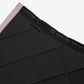 Black large quilt CT saddle pad with pink